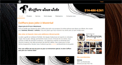 Desktop Screenshot of coiffurejeanjohn.com